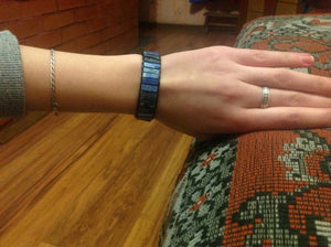 Bracelet Bohème Wrap 1 tour en Lapis Lazuli