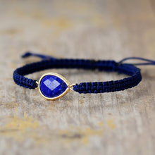 Charger l&#39;image dans la galerie, Bracelet lacet d&#39;Amitié en Lapis Lazuli