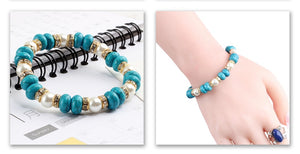 Bracelet Détox en Turquoise or ou argent
