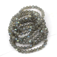 Charger l&#39;image dans la galerie, Bracelet Anti Fatigue en perles de Labradorite de 4 à 10 mm