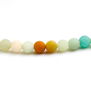 Bracelet H/F anti migraine en 108 perles d'Amazonite avec charmes
